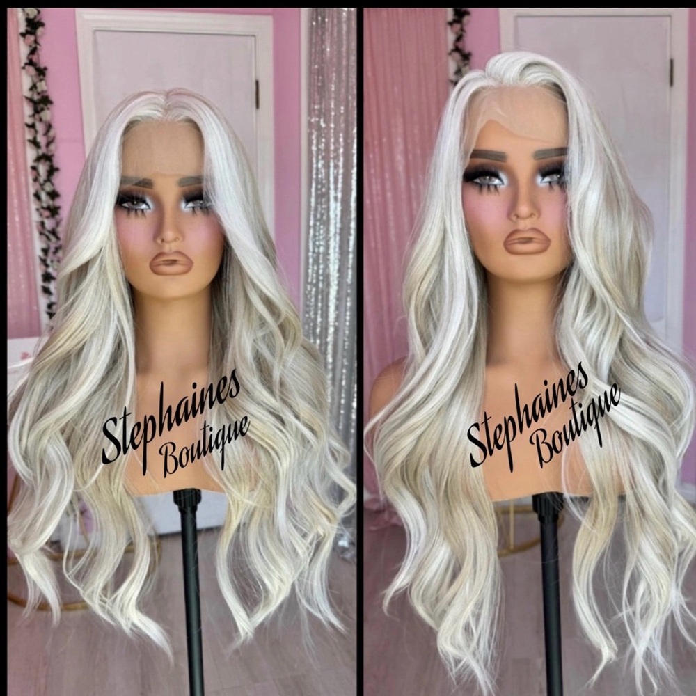 Human Hair Blended Lace Front Wig